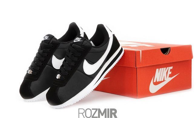 Женские кроссовки Nike Cortez "Black/White"