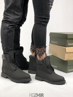 Черевики Timberland Boots "Black" без хутра