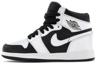 Зимние женские кроссовки Air Jordan 1 Mid Winter "White/Black" с мехом