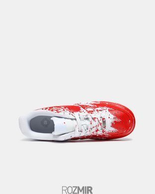 Кроссовки Nike Air Force 1 Custom Blood White Red