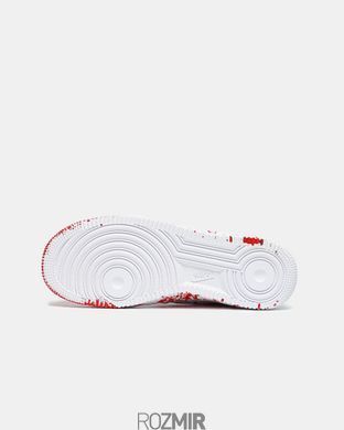 Кроссовки Nike Air Force 1 Custom Blood White Red