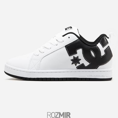 Кроссовки DC Court Graffik Shoes "White/Black"