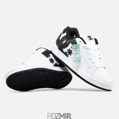 Кроссовки DC Court Graffik Shoes "White/Black"