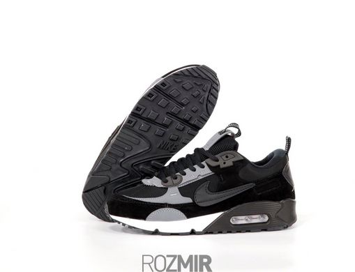Мужские кроссовки Nike Air Max 90 Futura "Black-Grey"