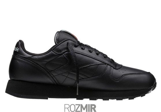 Женские кроссовки Reebok Classic Leather "Black"
