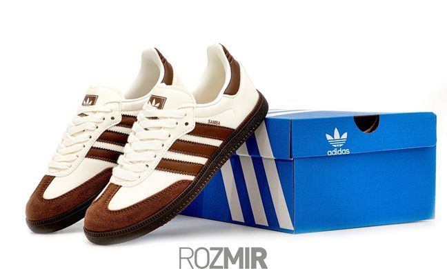 Жіночі кросівки adidas Samba "Beige/Brown"