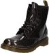 Лаковані черевики Dr. Martens 1460 Patent Galaxy Black без хутра