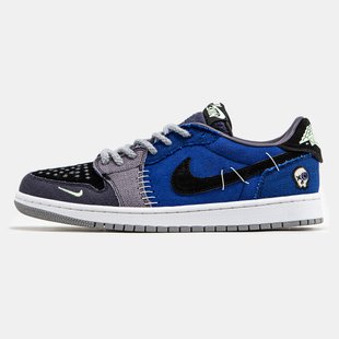 Кроссовки Zion Williamson x Air Jordan 1 Low OG “Voodoo Alternate” Blue