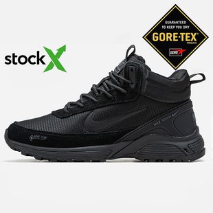 Зимние мужские кроссовки Nike Rivah Gore-Tex Winter "Black" с мехом