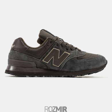 Мужские кроссовки New Balance 574 Gore-Tex Термо "Brown/Gray"