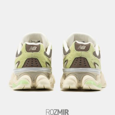 Женские кроссовки New Balance 9060R "Dry Lime/Thunder Brown"
