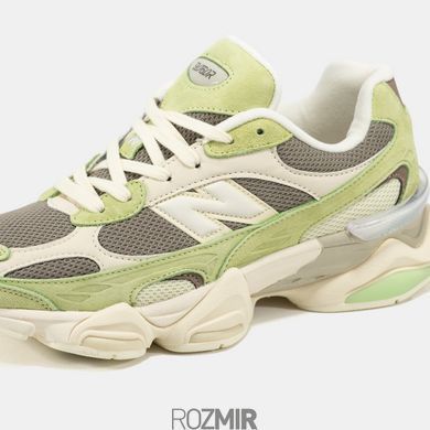 Женские кроссовки New Balance 9060R "Dry Lime/Thunder Brown"