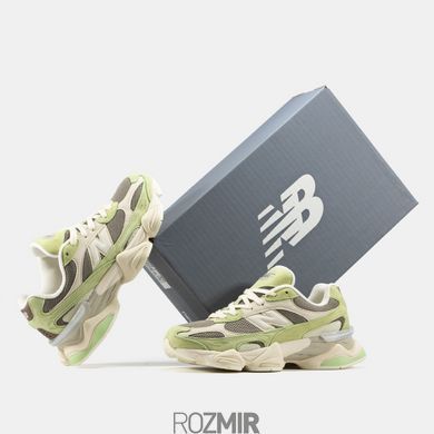 Женские кроссовки New Balance 9060R "Dry Lime/Thunder Brown"