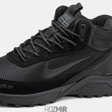 Зимние мужские кроссовки Nike Rivah Gore-Tex Winter "Black" с мехом