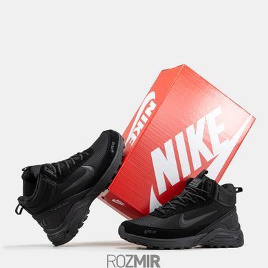 Зимние мужские кроссовки Nike Rivah Gore-Tex Winter "Black" с мехом