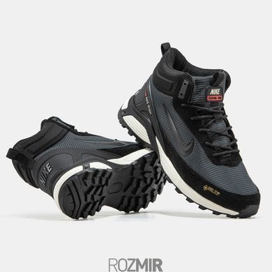 Зимние мужские кроссовки Nike Rivah Gore-Tex Winter "Grey/Black" с мехом