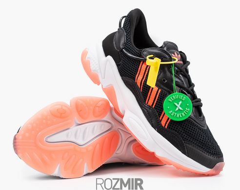 Кросівки adidas Ozweego "Black/White-Orange"