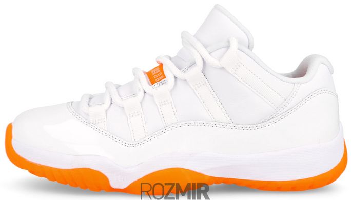 Жіночі кросівки Air Jordan 11 Retro Low "White/Bright Citrus"