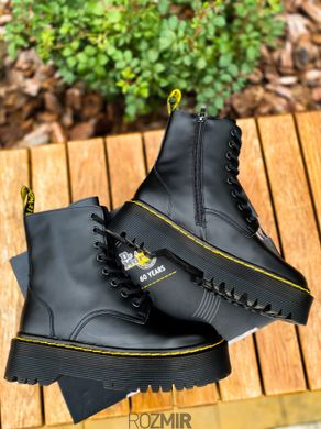 Ботинки Dr. Martens Jadon Premium "Black" без меха с молнией