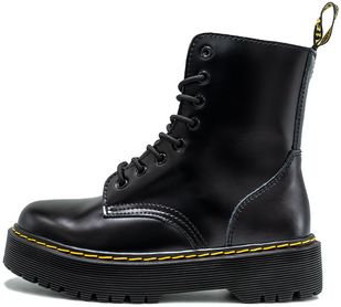 Черевики Dr. Martens Jadon Premium "Black" без хутра з блискавкою