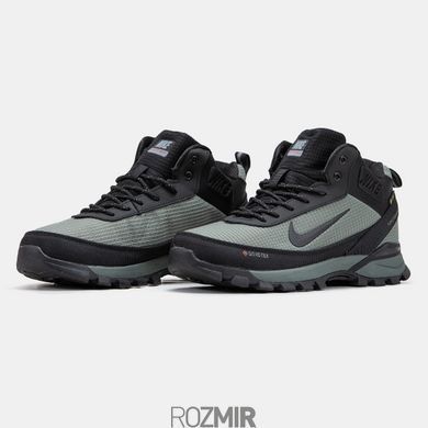 Зимние мужские кроссовки Nike Rivah Gore-Tex "Khaki/Black" с мехом