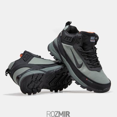 Зимние мужские кроссовки Nike Rivah Gore-Tex "Khaki/Black" с мехом