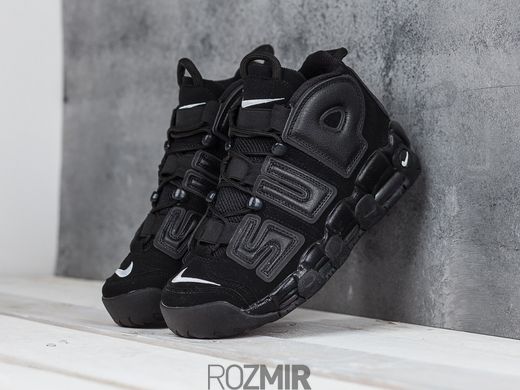 Чоловічі кросівки Supreme x Nike Air More Uptempo "Black"