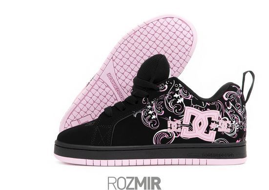Кросівки DC Shoes Court Graffik "Black/Pink"