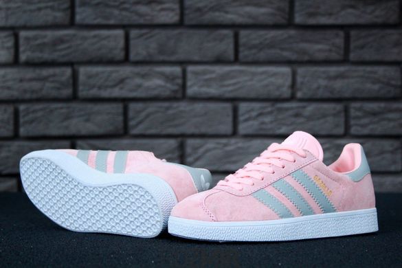 Жіночі кросівки Adidas Originals Gazelle Suede BA7656 "Pink/Grey/White"