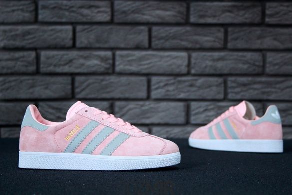 Жіночі кросівки Adidas Originals Gazelle Suede BA7656 "Pink/Grey/White"