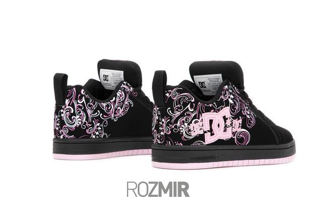 Кросівки DC Shoes Court Graffik "Black/Pink"