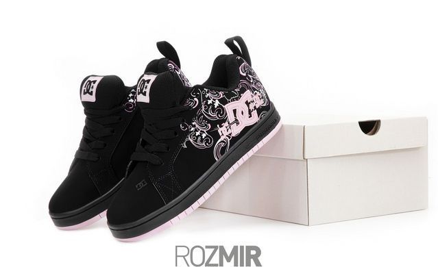 Кросівки DC Shoes Court Graffik "Black/Pink"