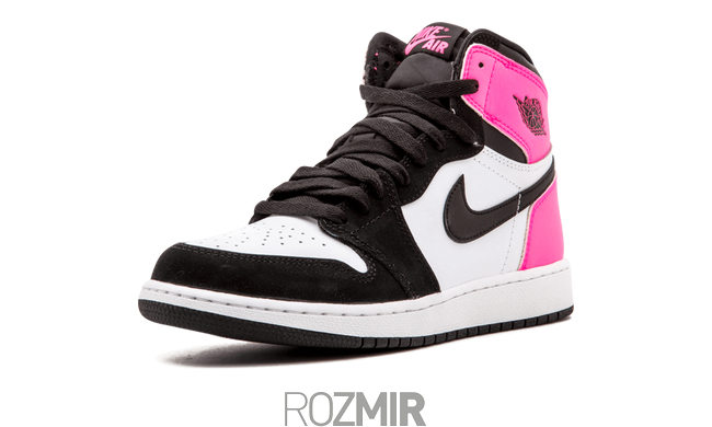Кроссовки Nike Air Jordan 1 Retro High OG Valentine´s Day "Black - Hyper Pink - White"