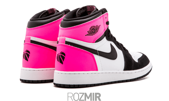 Кросівки Nike Air Jordan 1 Retro High OG Valentine´s Day "Black - Hyper Pink - White"