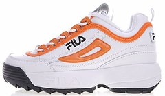 Жіночі кросівки FILA Disruptor ІІ "White/Orange"