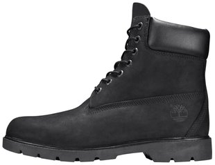 Зимние ботинки Timberland Classic 6 inch Winter "Black" с натуральным мехом