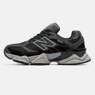Мужские кроссовки New Balance 9060 Cordura Термо "Black/Grey"