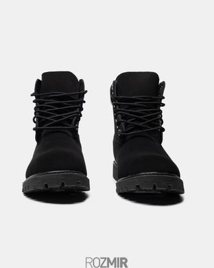 Зимові черевики Timberland Winter Fur "Black" з хутром