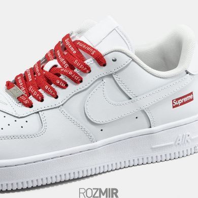 Кроссовки Supreme x Nike Air Force 1 Low "White"