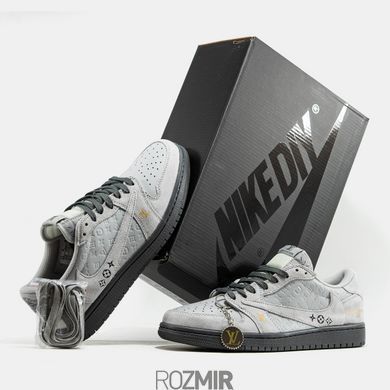 Кроссовки Nike Air Jordan 1 Low x Travis Scott x Louis Vuitton "Grey"