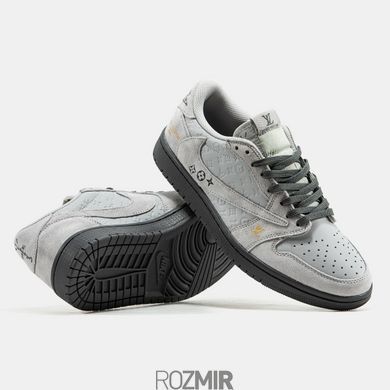 Кроссовки Nike Air Jordan 1 Low x Travis Scott x Louis Vuitton "Grey"