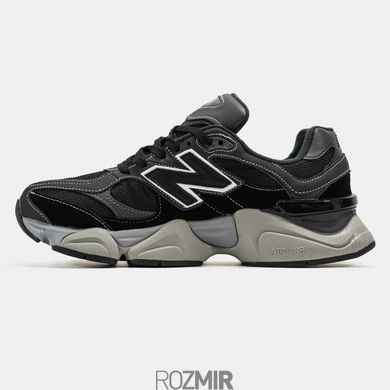 Мужские кроссовки New Balance 9060 Cordura Термо "Black/Grey"