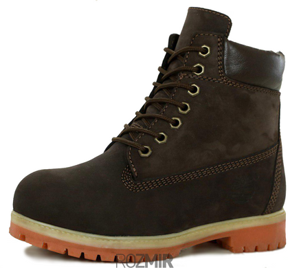 Зимние ботинки Timberland Classic 6 inch Winter "Brown" с мехом