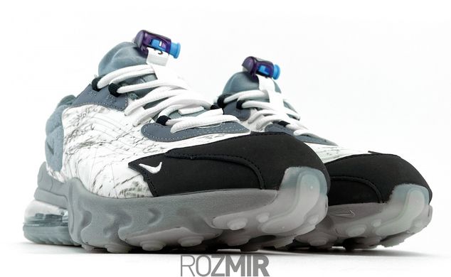 Мужские кроссовки Nike Air Max 270 React x Travis Scott "Grey"