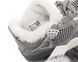 Зимние кроссовки Air Jordan 4 Retro "Grey/White" с мехом