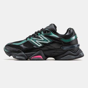 Кросівки Mowalola x New Balance 9060 Black/Teal/Pink