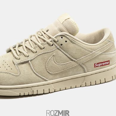 Кроссовки Supreme x Nike Dunk Low Beige