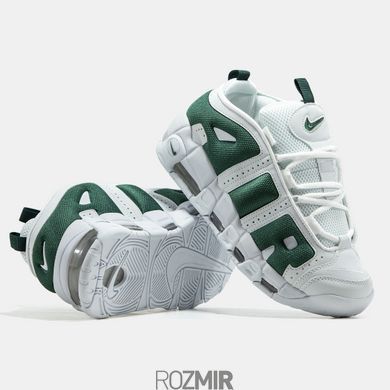 Кросівки Nike Air More Uptempo Low "White/Green"