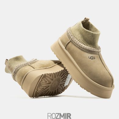 UGG Tazz Knit "Mustard Seed/Beige"