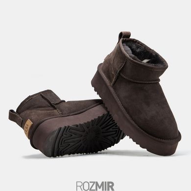 Угги UGG Classic Ultra Mini Platform "Chocolate"